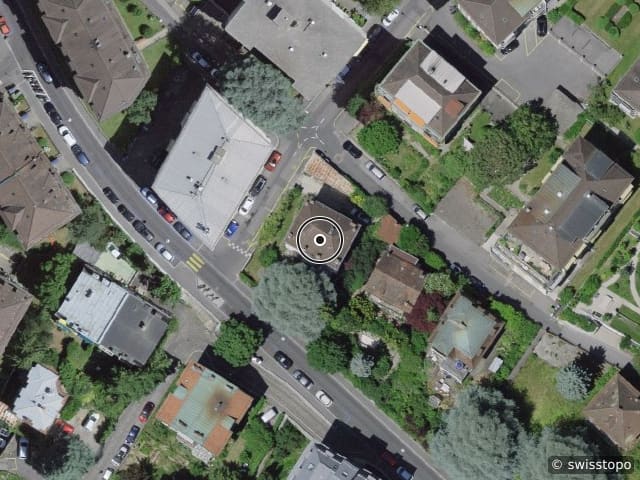 Luftbild Avenue de France 62, Lausanne
