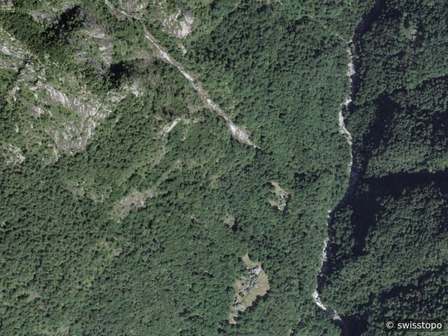 Luftbild Lavertezzo, Verzascatal, Lago Maggiore