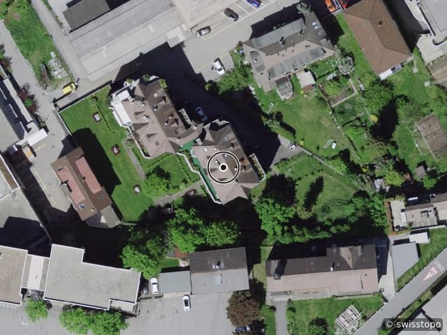 Luftbild Rhonesandstrasse 24, Brig