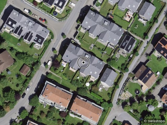 Luftbild St. Otmarstrasse 14, Andwil SG