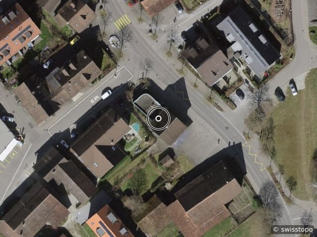 Luftbild Stationsstrasse 1, Hettlingen