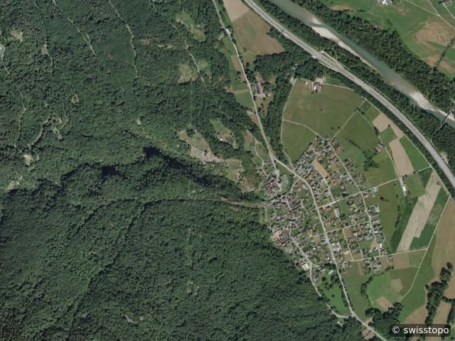 Luftbild Gnosca