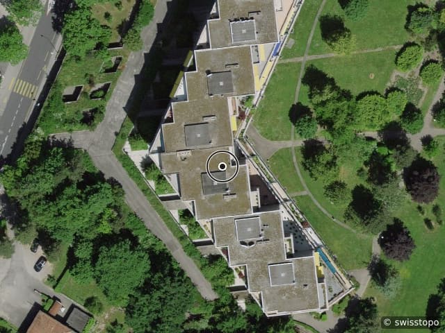 Luftbild der Lage – Chemin du Pommier 20, 1218 Le Grand-Saconnex
