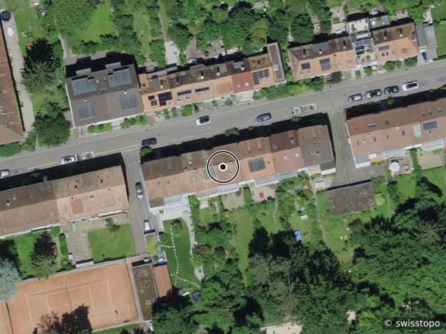 Luftbild In den Ziegelhöfen 139, Basel