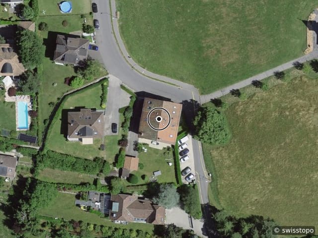 Luftbild der Lage – Chemin de l'Eglise 12, 1066 Epalinges
