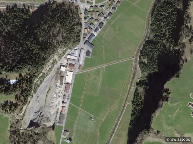 Luftbild der Lage – 8842 Unteriberg