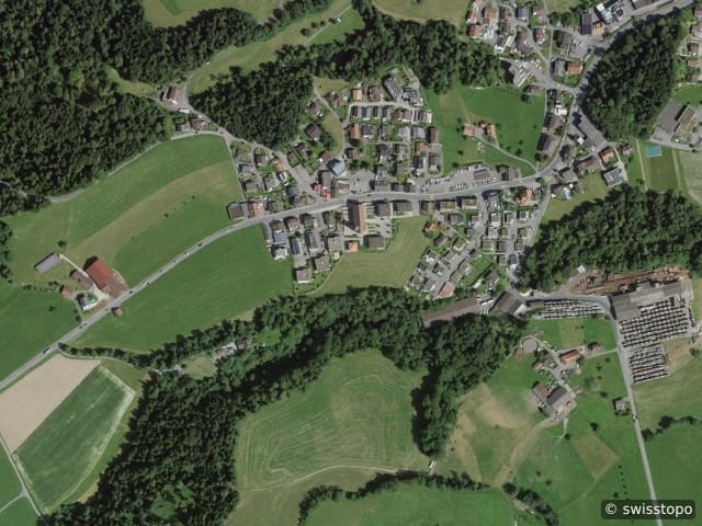 Luftbild Hellbühl