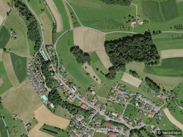 Luftbild der Lage – 5046 Walde