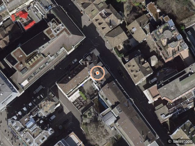 Luftbild Stadelhoferstrasse 33, Zürich