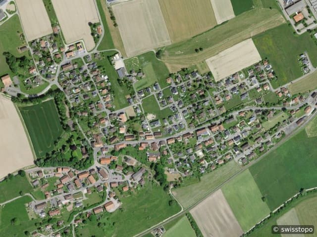 Luftbild Rte de Pra Rond 1, Cressier