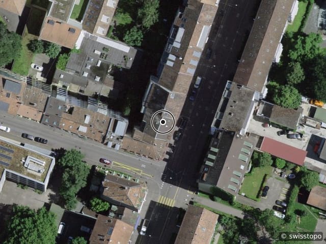 Luftbild Kleinhüningerstrasse 159, Basel