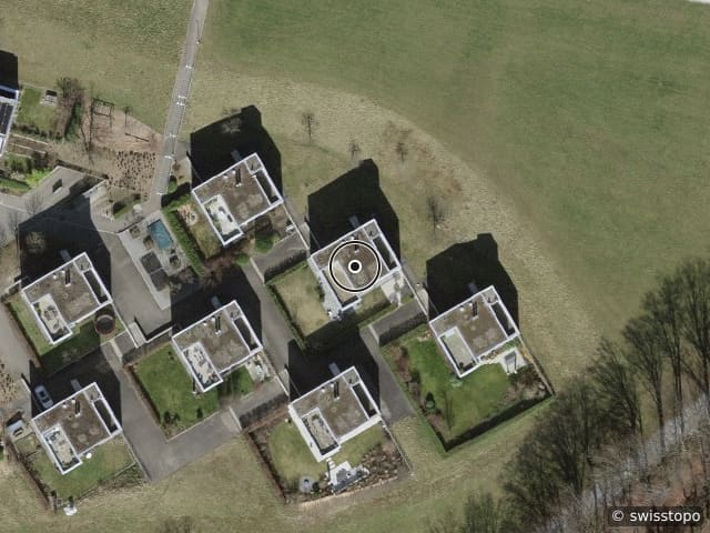 Luftbild der Lage – Quarzstrasse 39, 8802 Kilchberg