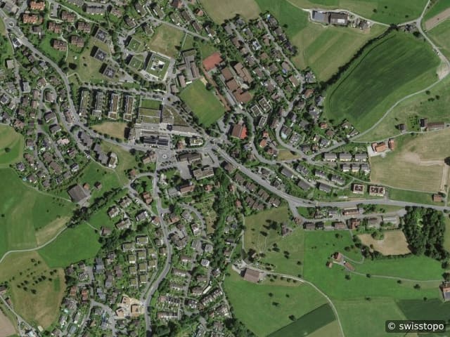 Luftbild: das Gebiet
