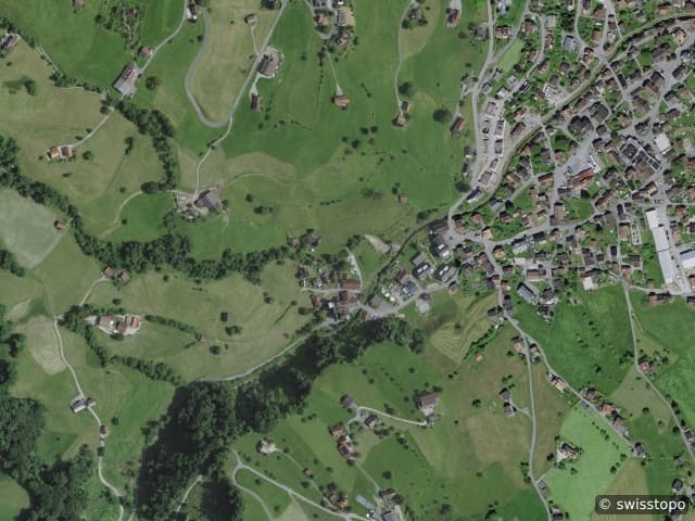 Luftbild der Lage – 9472 Grabs