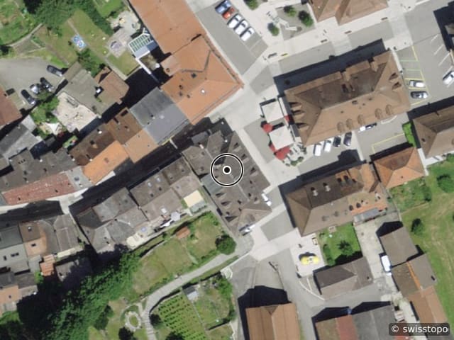Luftbild Place du Village 2, Château-d'Oex