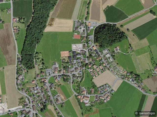 Luftbild Thierachern
