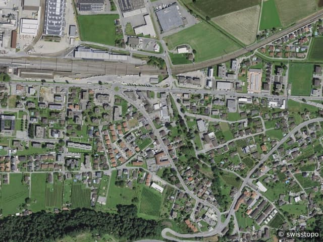 Luftbild Via S. Gottardo 46, Cadenazzo