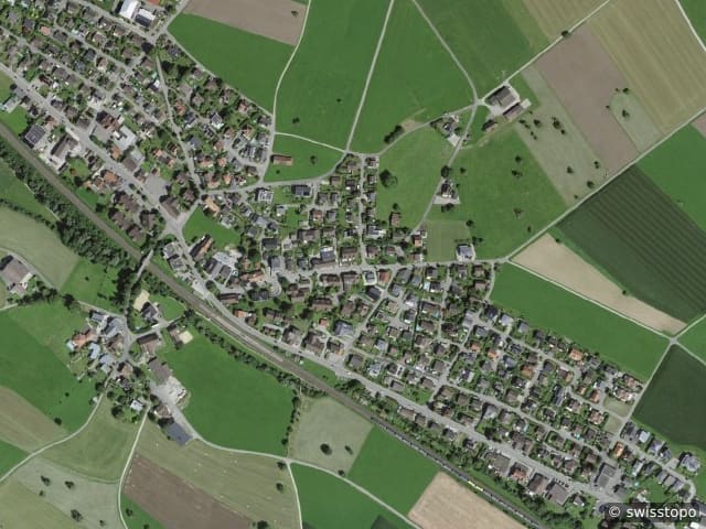 Luftbild Guntershausen b. Aadorf