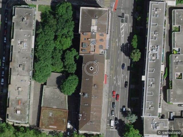 Luftbild Avenue Wendt 5, Genève