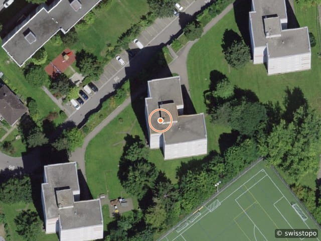 Luftbild Grünaustrasse 14, St. Gallen