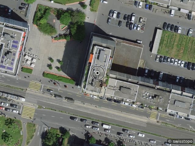Luftbild der Lage – Rue de Genève 109, 1226 Thônex
