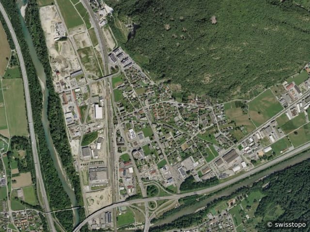 Luftbild Castione