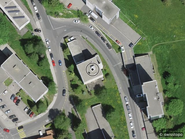 Luftbild Rue des Cardamines 19, Le Locle