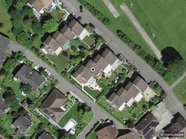 Vue aérienne de l’emplacement – Isenbühlweg 11, 5524 Niederwil