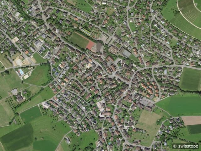 Luftbild Magden