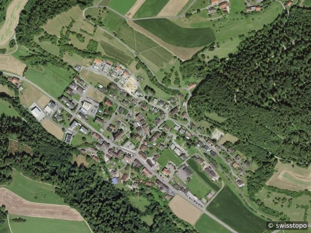 Luftbild Mettau