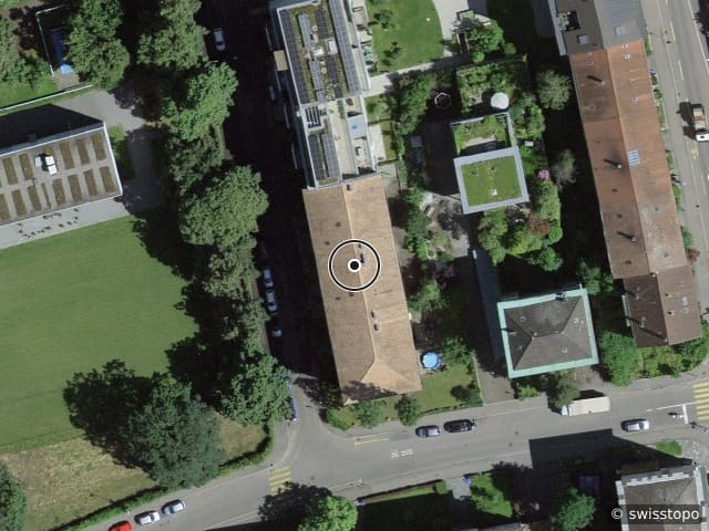 Luftbild der Lage – Welschmattstrasse 45, 4055 Basel
