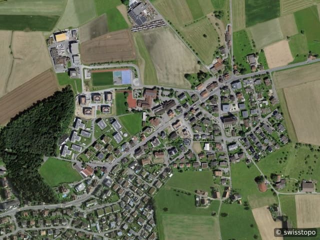 Luftbild der Lage – 6026 Rain