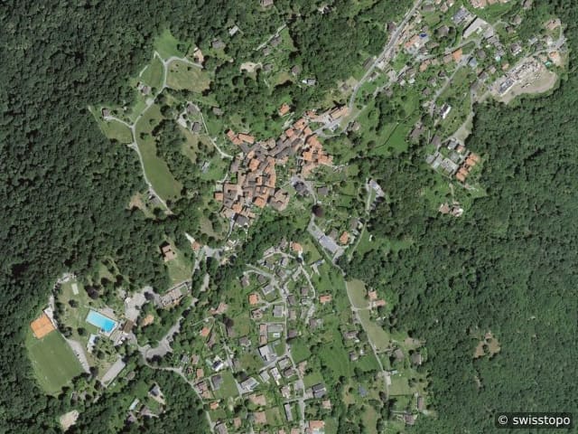Luftbild Lugano
