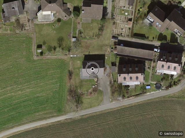 Vista aerea della posizione – Mülibachstrasse 14, 8248 Uhwiesen