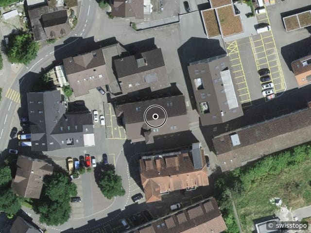 Luftbild der Lage – Oberdorf 1, 5036 Oberentfelden