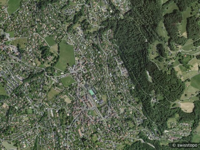 Luftbild Montreux · Vaud