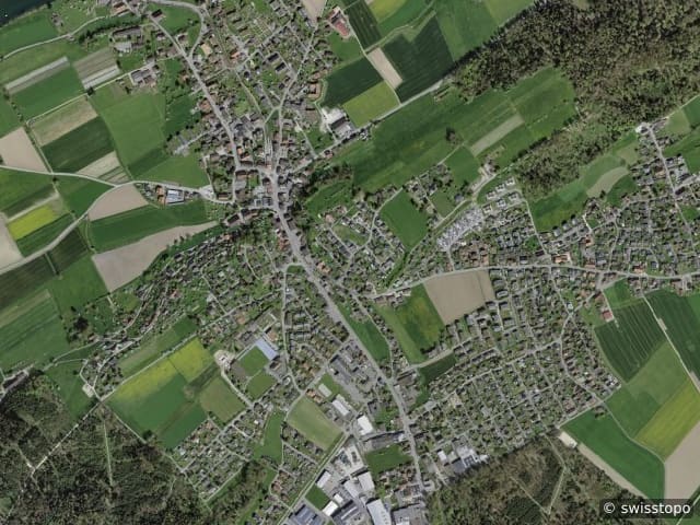 Luftbild Aarwangen