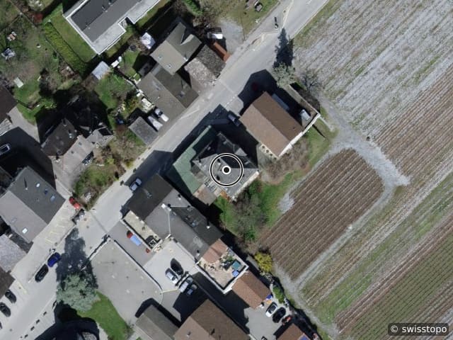 Luftbild Rue de l'Eglise 7, Chamoson