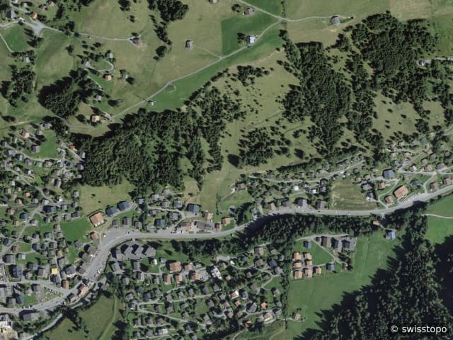 Luftbild Morgins