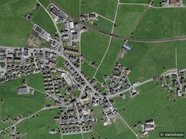 Luftbild der Lage – 8862 Schübelbach