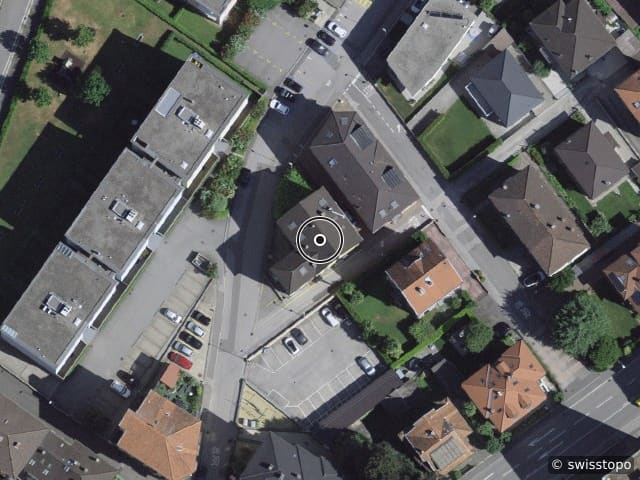 Luftbild der Lage – Via Calanca 4, 6500 Bellinzona
