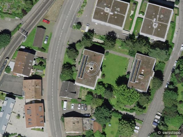 Luftbild der Lage – Baslerstrasse 28, 4103 Bottmingen