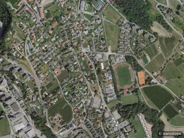 Luftbild Via Cereghetti 8, Morbio Inferiore