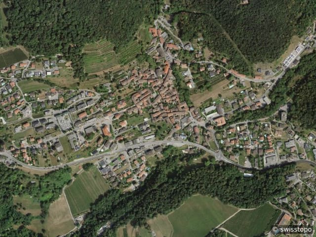 Vista aerea: la zona