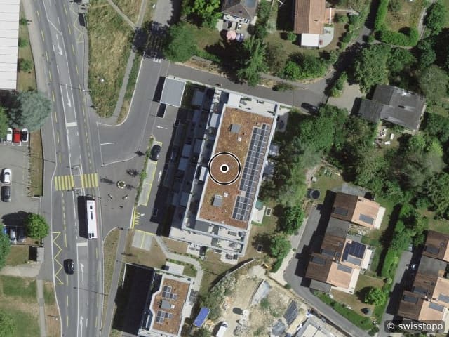 Vista aerea della posizione – Route du Signal 6, 1350 Orbe