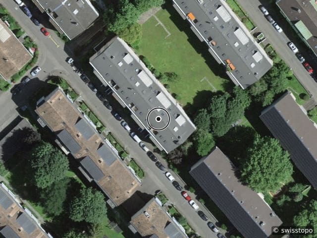 Vista aerea della posizione – Helvetierstrasse 17, 4125 Riehen