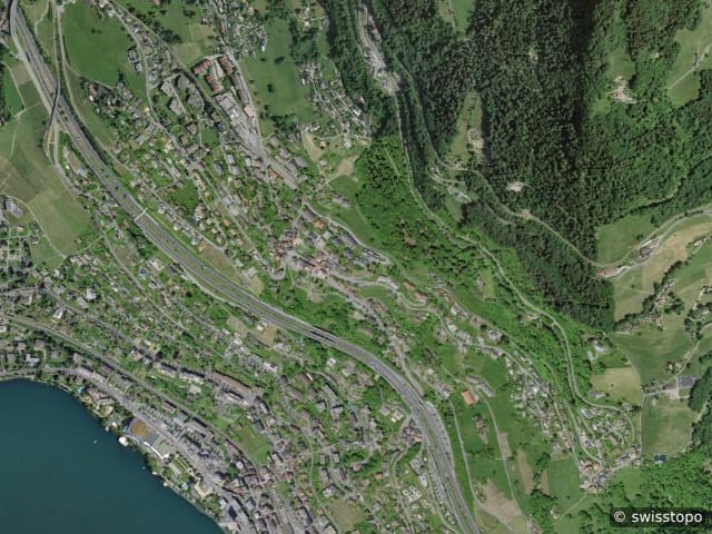 Luftbild Montreux