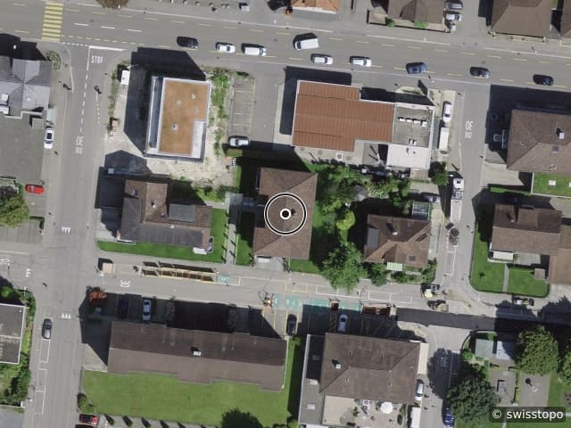 Luftbild Pestalozzistrasse 12, Wallisellen