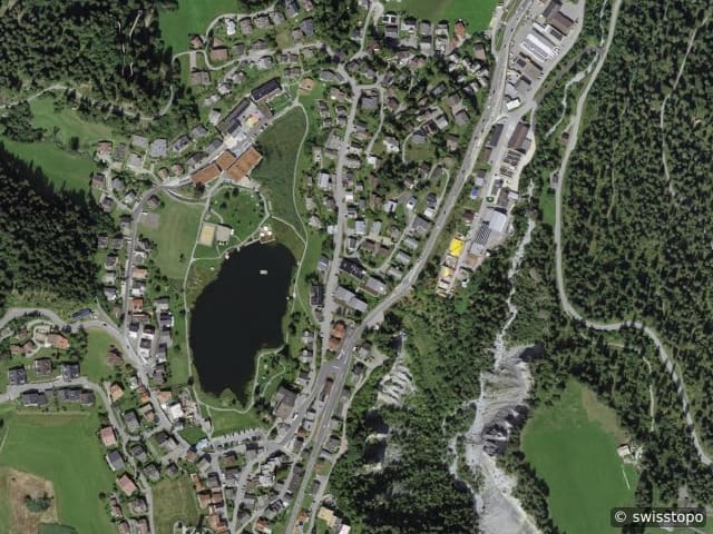 Luftbild Laax