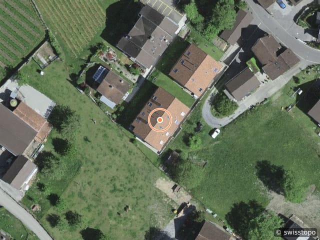 Luftbild Oberdorf 42, Fläsch
